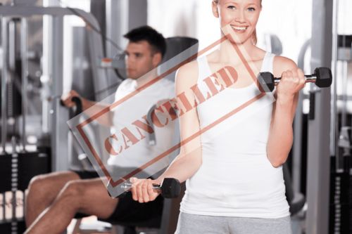 Gym and Health Club Cancellation Certificate